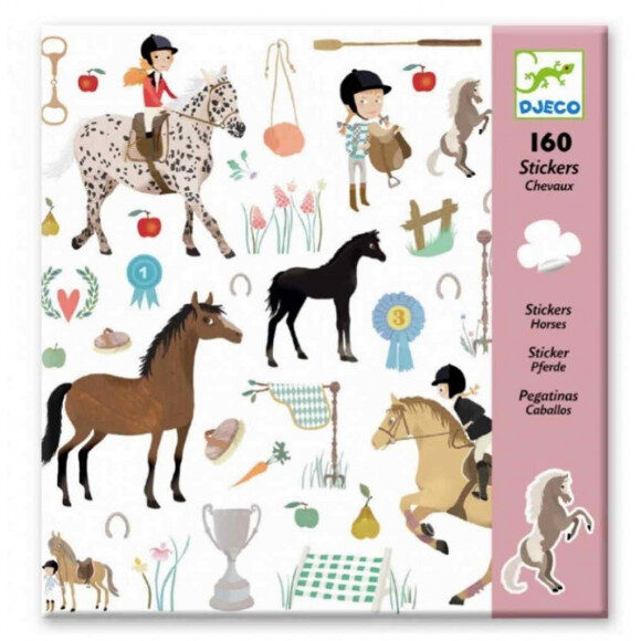 Pegatinas Caballos Pegatinas Caballos de Djeco