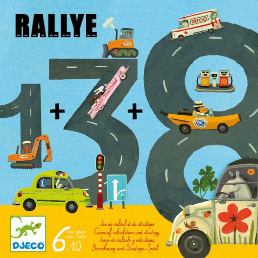 juego-de-calculo-y-estrategia-rallye Educativo juego matemático para trabajar el cálculo mental con las operaciones básicas. Con el fin de ganar un ronda y obtener el número correcto