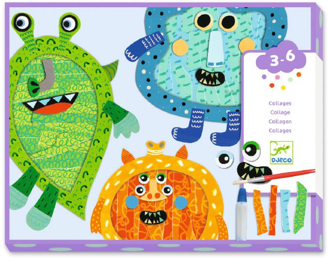 Collage Rasgar y Pegar djeco Collage Rasgar y Pegar Djeco