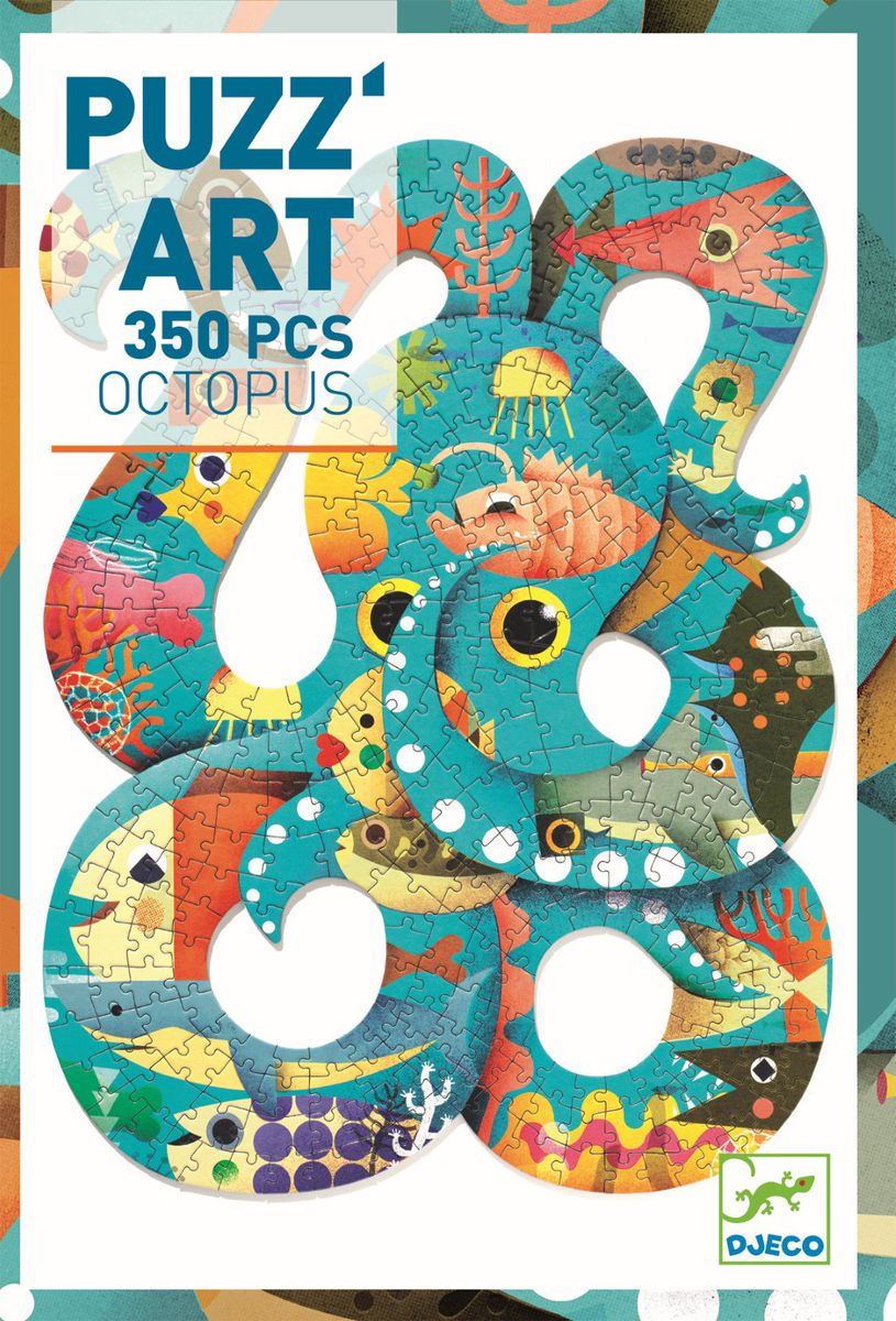 PUZZLE ART OCTOPUS DJECO Puzzle Art Octopus