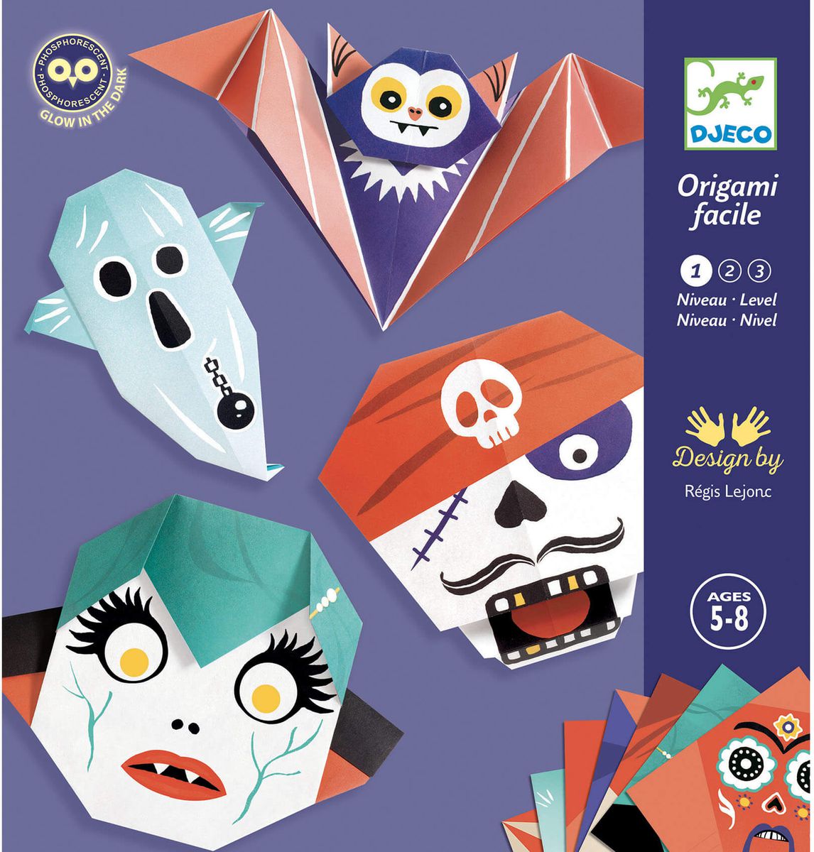 Papiroflexia Origami escalofríos Djeco Papiroflexia Origami Escalofríos