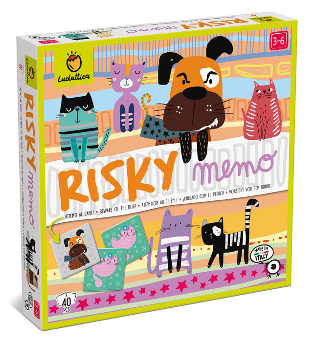 RISKY MEMO CUIDADO CON EL PERRO LUDATTICA RISKY MEMO ¡CUIDADO CON EL PERRO!