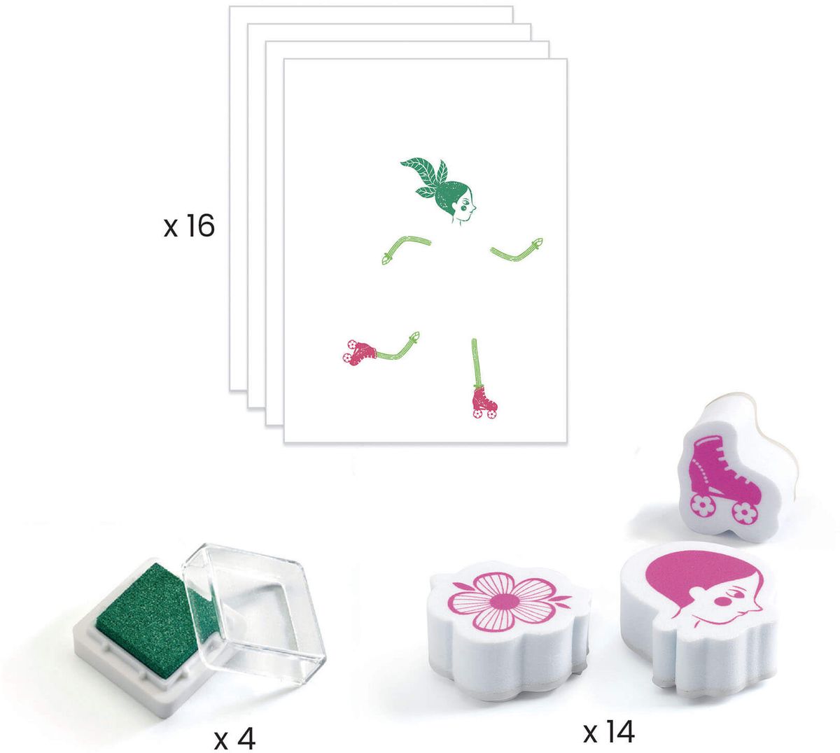 Sellos Flower Girls Djeco 2