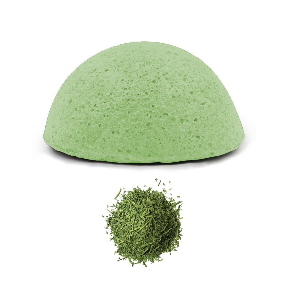 Esponja konjac verde piel mixta Esponja konjac verde piel mixta