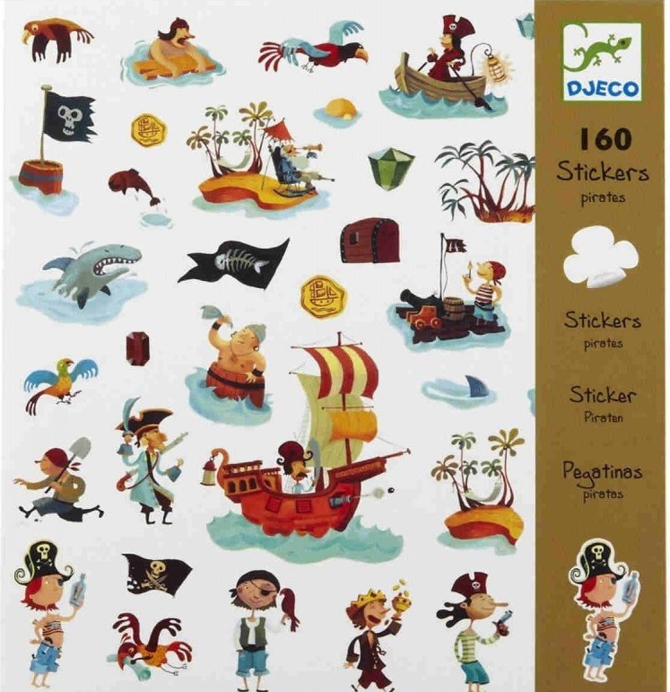 PEGATINAS PIRATAS 1 Pegatinas piratas