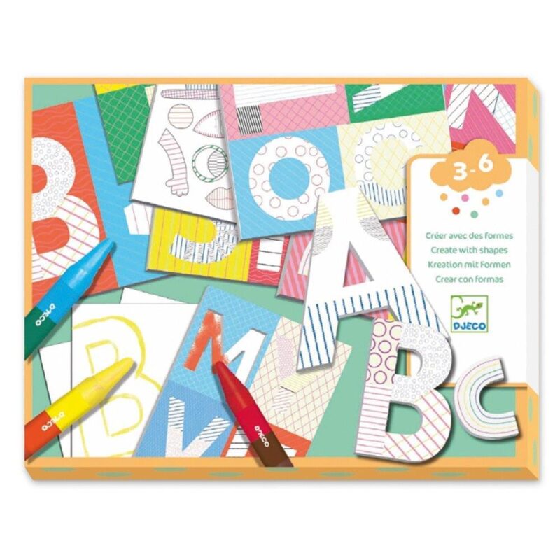 letras creativas Crear con formas letras