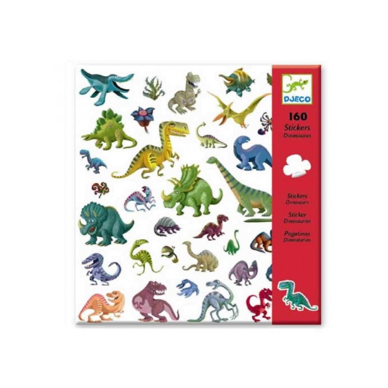 PEGATINAS DINOSAURIOS Pegatinas de dinosaurios djeco