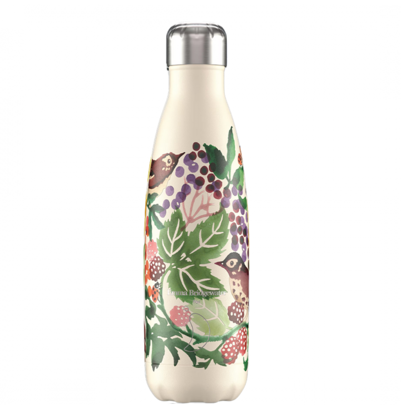 BOTELLA CHILLY EMMA ROSA MOSQUETA Y FLOR SAÚCO 500 Botella chilly´s rosa mosqueta y saúco 500ML