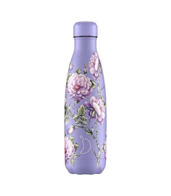 Botella chilly´s rosas violetas 500ML