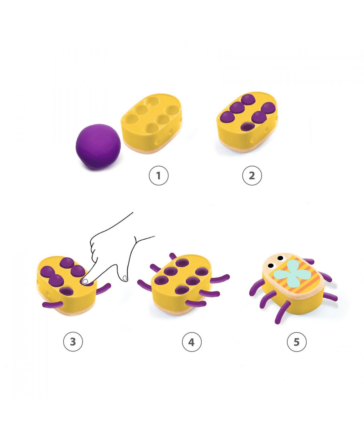 pasta-moldear-plastiinsectos-djec Pasta moldear plastinsectos