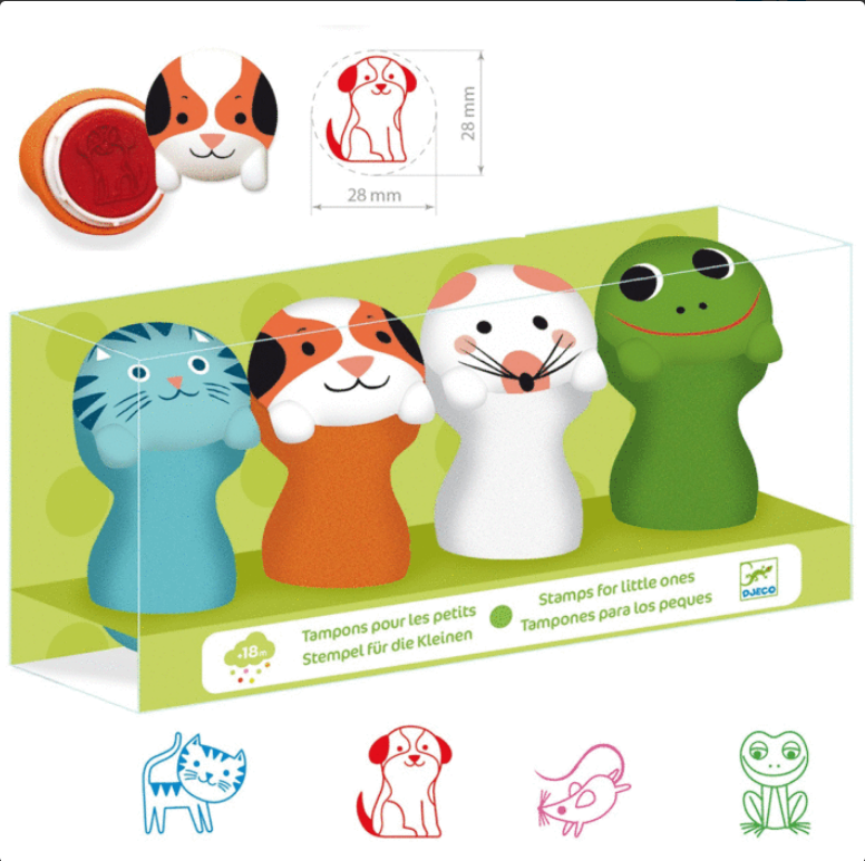 Sellos para los peques animales de jardín Sellos para los peques animales de jardín