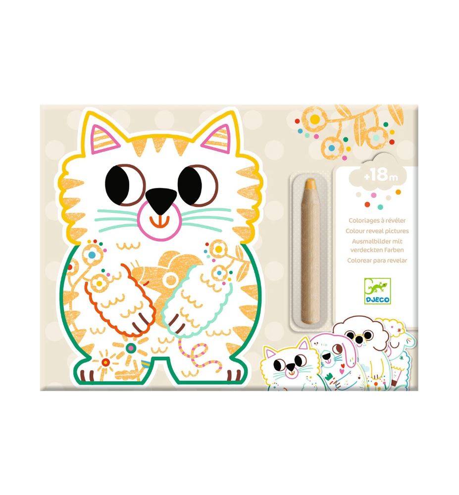 Colorear animales domésticos djeco Colorear animales domésticos djeco