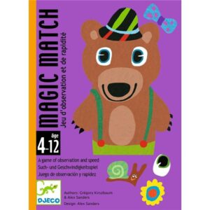 Cartas Magic Match Djeco juego de observación y rapidez