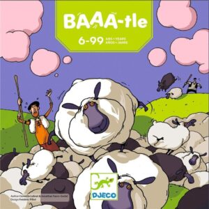 Juego Baaa-tle Djeco de estrategia con ovejas blancas y negras