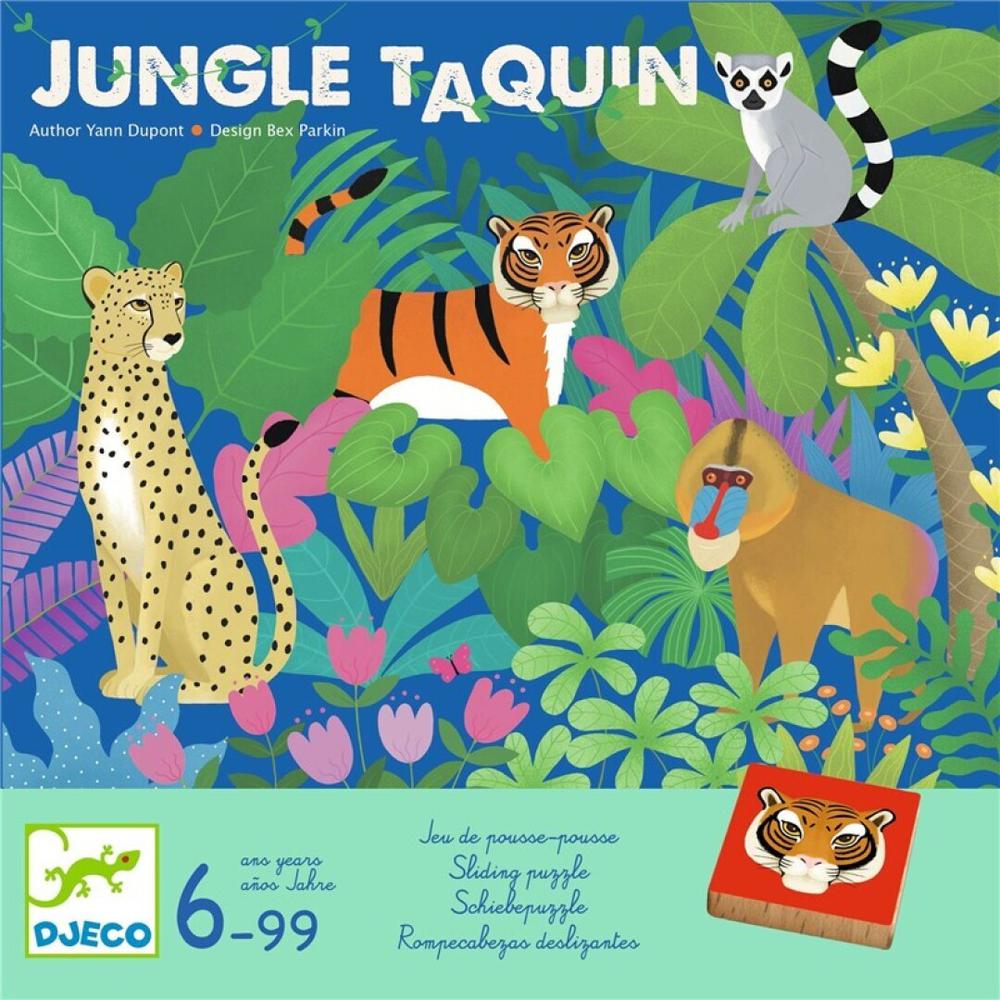 Jungle Taquin Djeco Juego de Lógica Jungle Taquin Djeco juego de lógica y rapidez con animales
