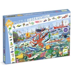 PUZZLE DE OBSERVCACIÓN LOS SECRETOS DEL MAR 200PZA