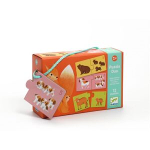 PUZZLE DUO ANIMALES BEBÉ