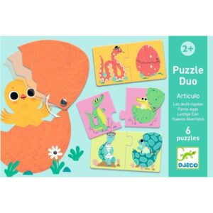 PUZZLE DUO HUEVOS DIVERTIDOS