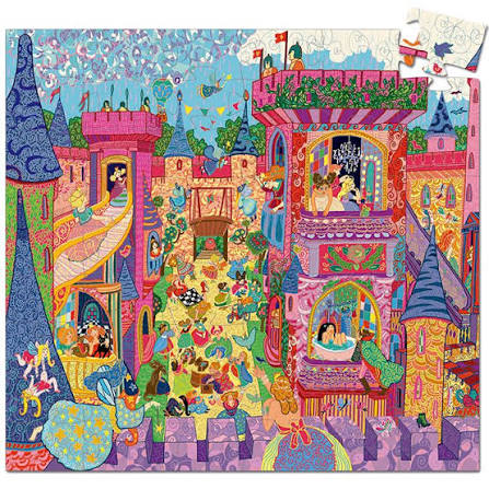 Puzzle Castillo de Cuentos Djeco Completo Puzzle Castillo de Cuentos Djeco de 54 piezas completamente montado