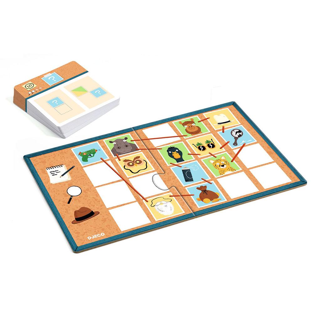Sologic Detective Djeco – 40 Retos de Lógica Sologic Detective Djeco juego de lógica con 40 investigaciones