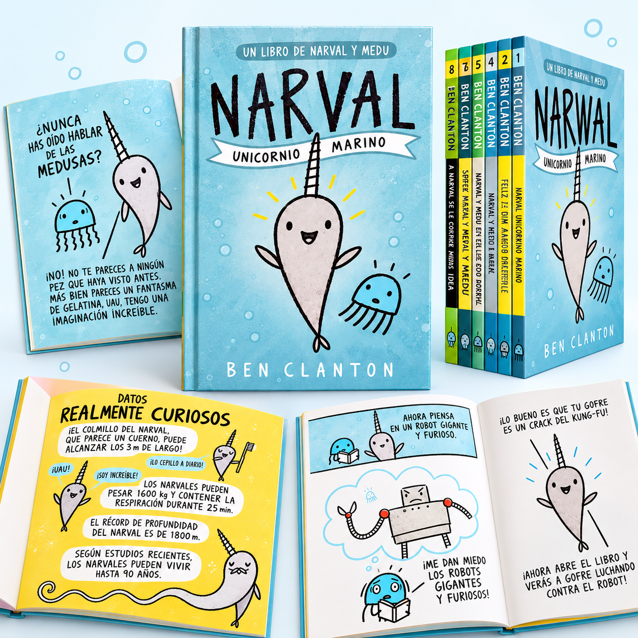 Colección Narval y Medu – Ben Clanton Colección Narval y Medu de Ben Clanton