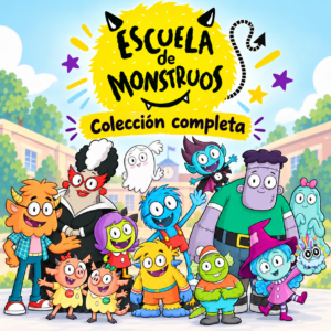 Escuela de Monstruos, colección completa de libros para aprender a leer