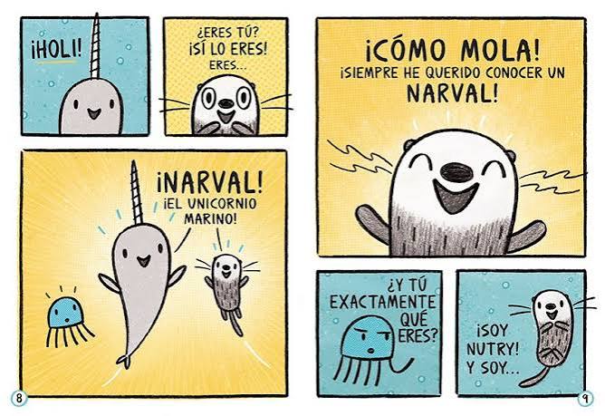 Narval y Medu – Cómic interior Interior en formato cómic de la colección Narval y Medu