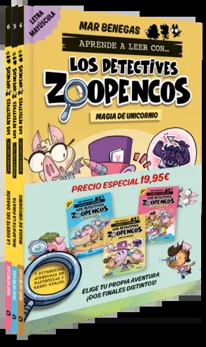 Pack Los Detectives Zoopencos 4, 5 y 6 – Mar Benegas Pack Los Detectives Zoopencos 4, 5 y 6, de Mar Benegas